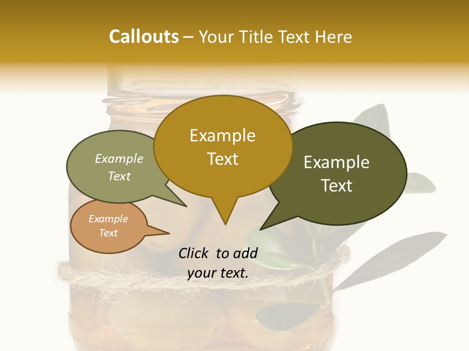 Preserved Seasoning Spice PowerPoint Template