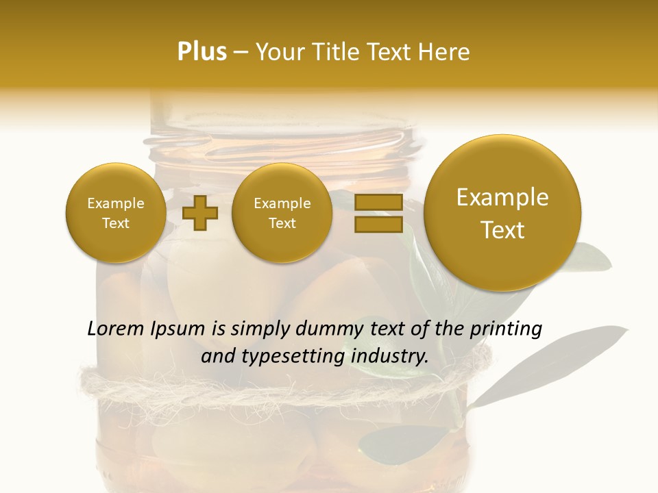 Preserved Seasoning Spice PowerPoint Template
