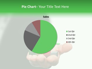 Graph Earning Profit PowerPoint Template