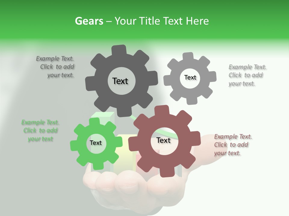 Graph Earning Profit PowerPoint Template