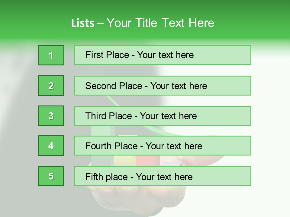 Graph Earning Profit PowerPoint Template