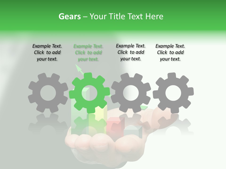 Graph Earning Profit PowerPoint Template