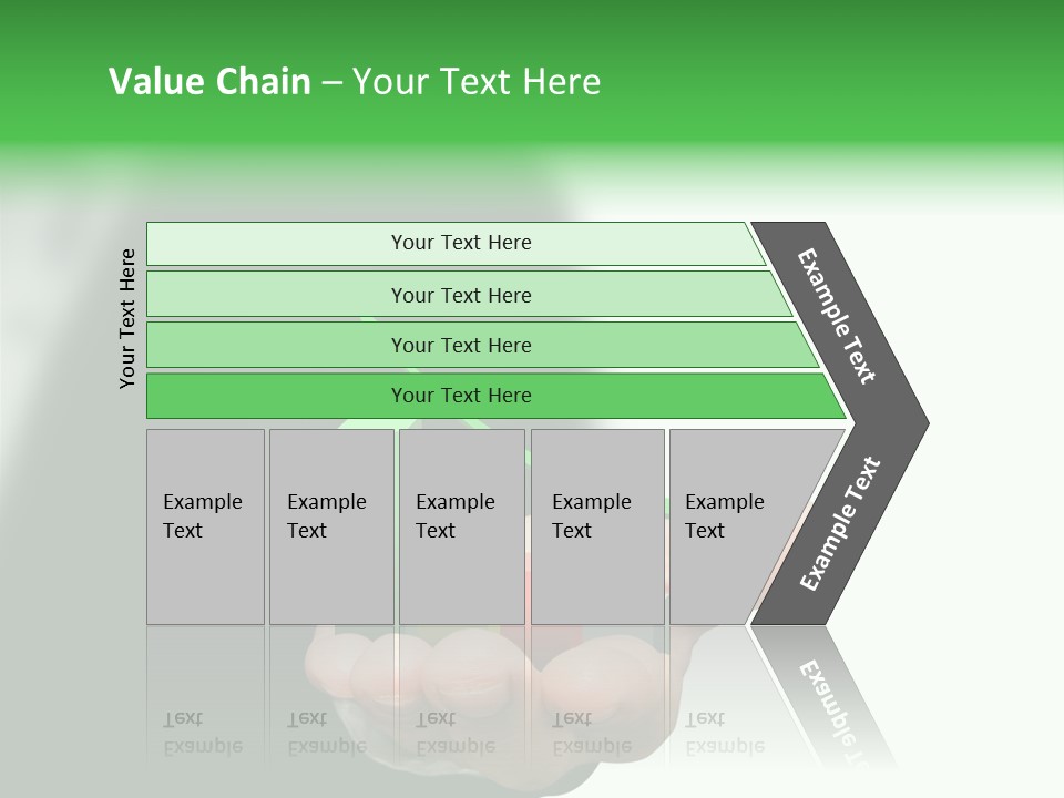 Graph Earning Profit PowerPoint Template