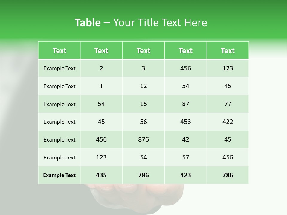 Graph Earning Profit PowerPoint Template