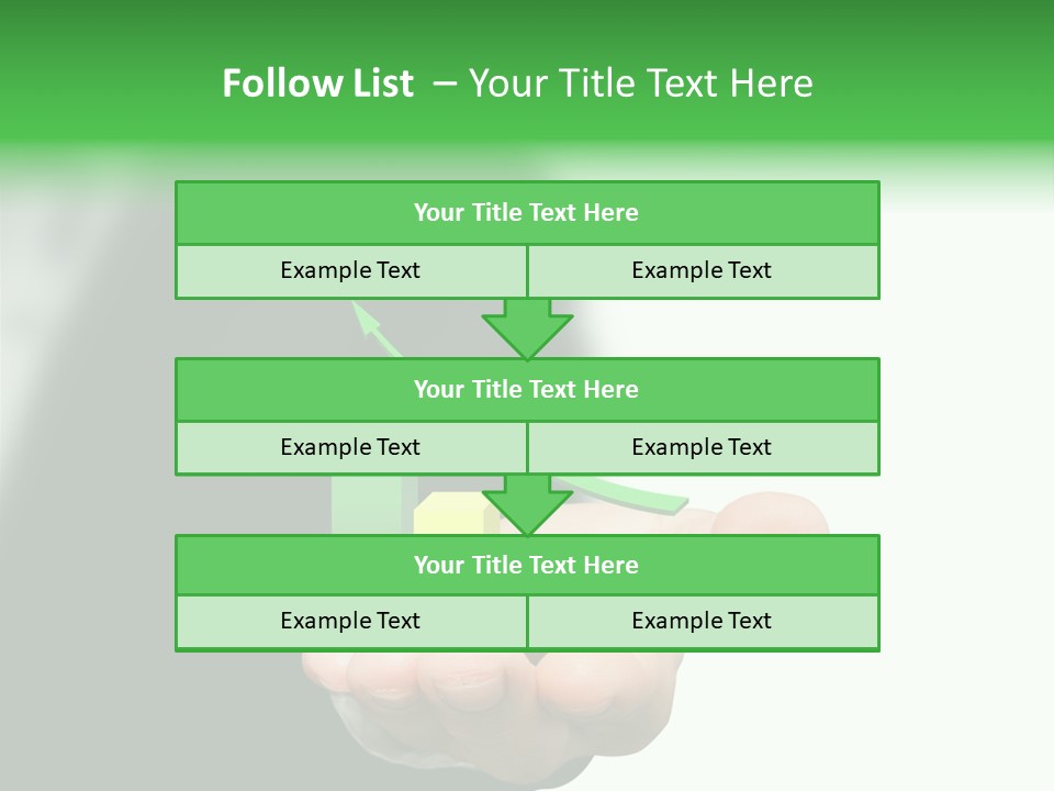 Graph Earning Profit PowerPoint Template