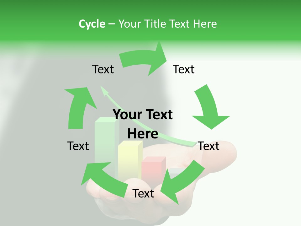 Graph Earning Profit PowerPoint Template