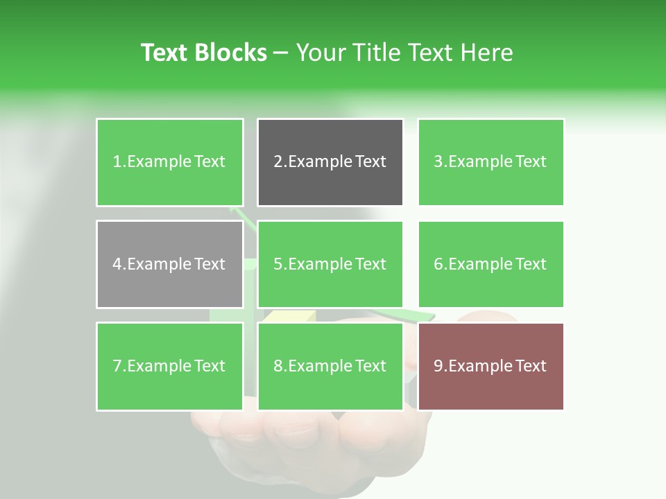 Graph Earning Profit PowerPoint Template