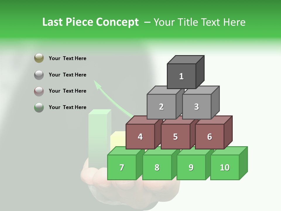 Graph Earning Profit PowerPoint Template