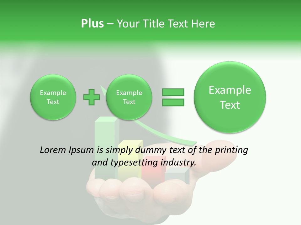 Graph Earning Profit PowerPoint Template