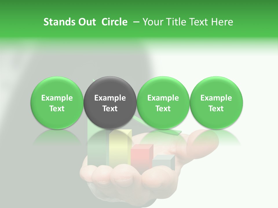 Graph Earning Profit PowerPoint Template