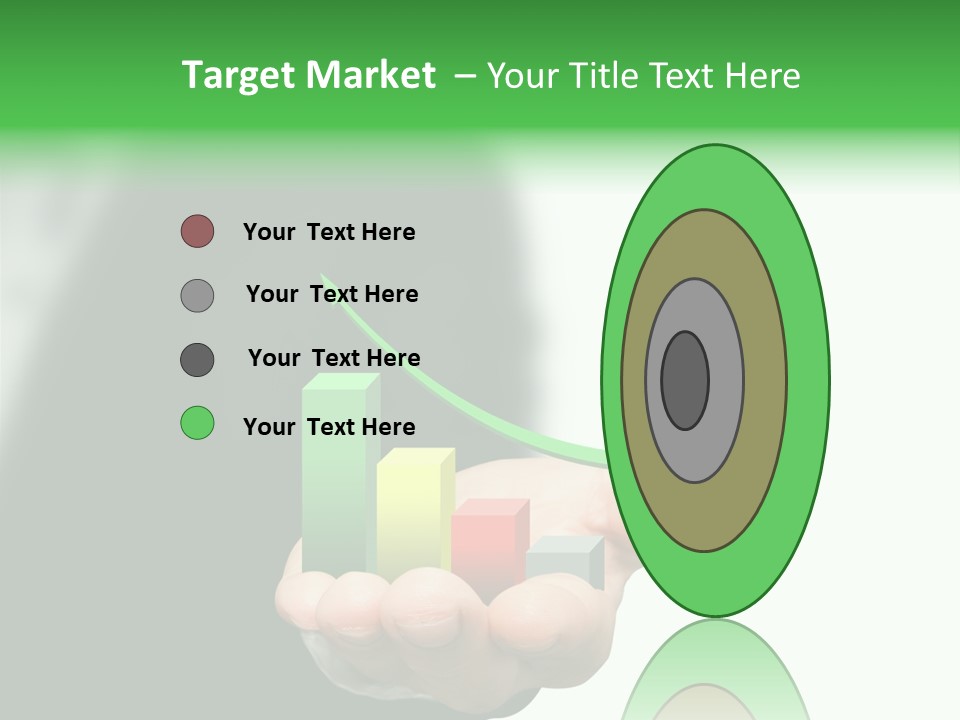 Graph Earning Profit PowerPoint Template
