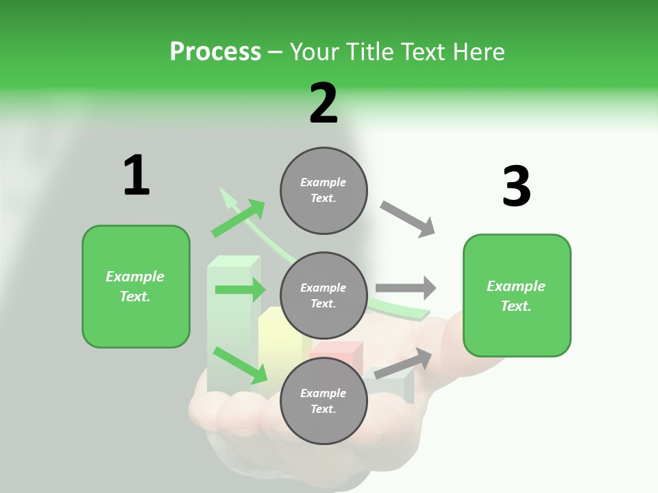 Graph Earning Profit PowerPoint Template