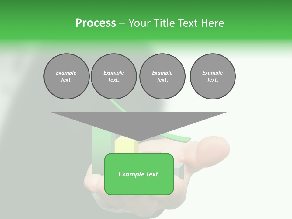 Graph Earning Profit PowerPoint Template