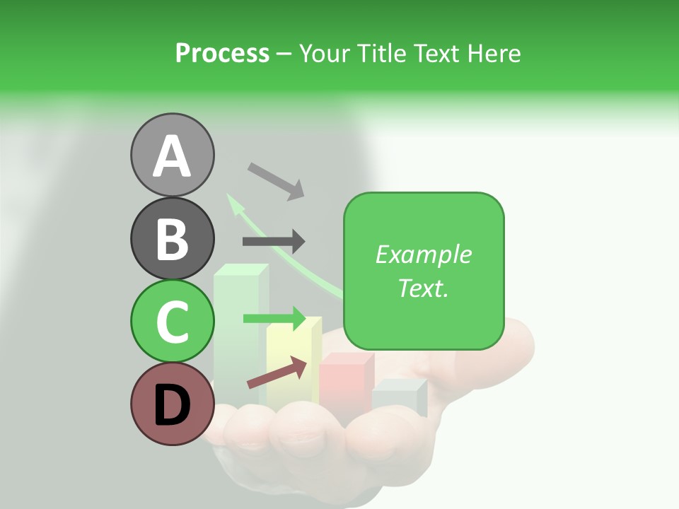 Graph Earning Profit PowerPoint Template
