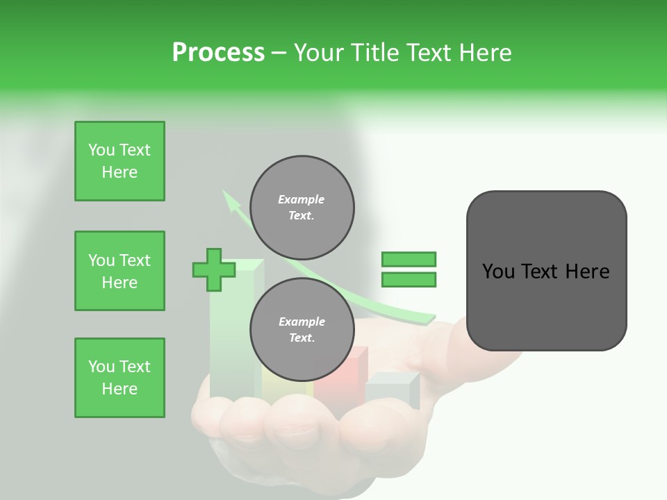 Graph Earning Profit PowerPoint Template