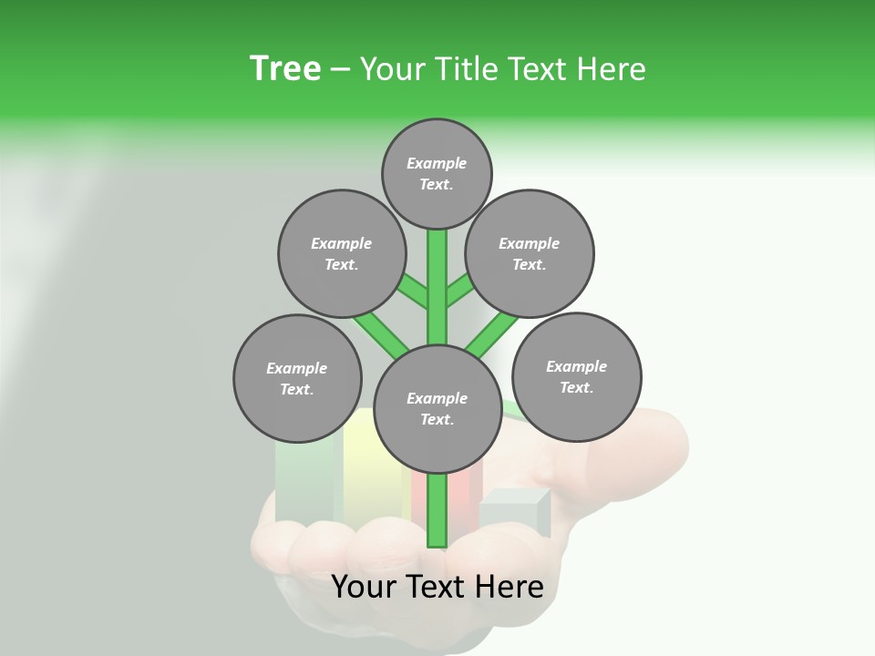 Graph Earning Profit PowerPoint Template