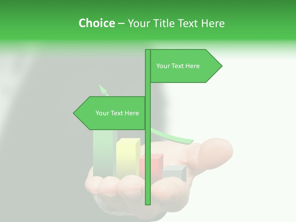Graph Earning Profit PowerPoint Template