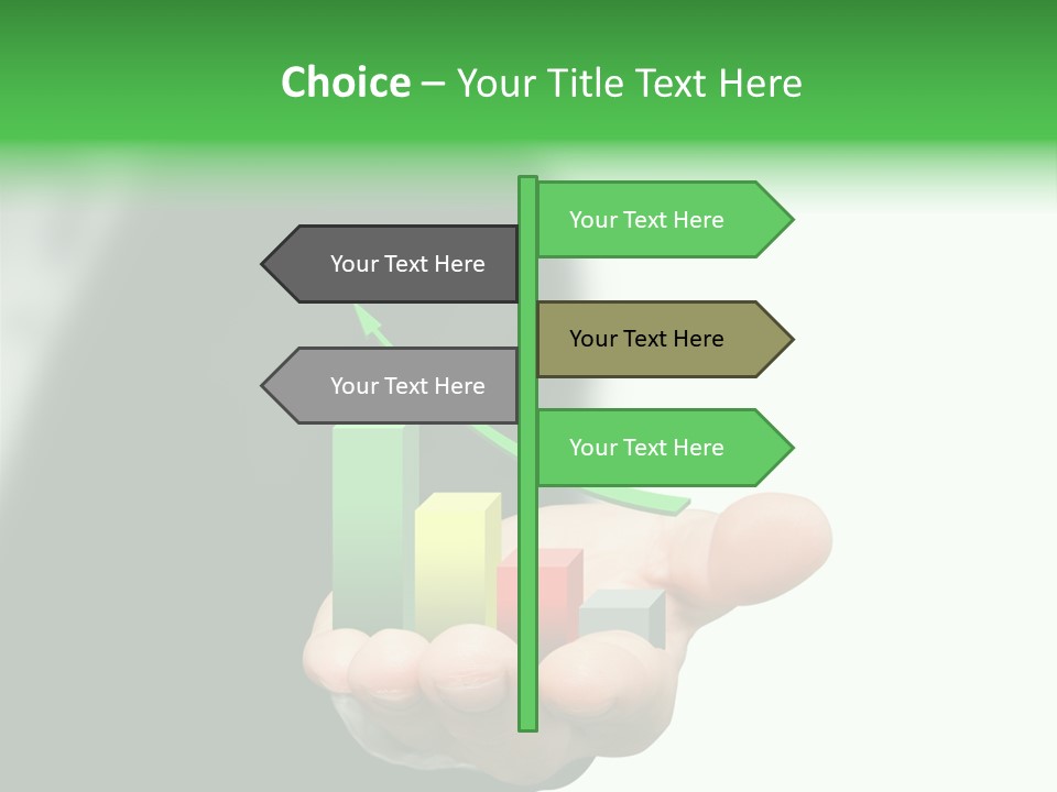 Graph Earning Profit PowerPoint Template
