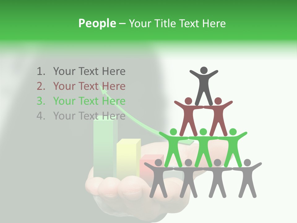 Graph Earning Profit PowerPoint Template