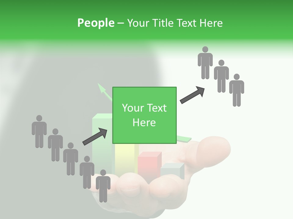 Graph Earning Profit PowerPoint Template