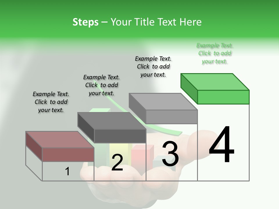 Graph Earning Profit PowerPoint Template