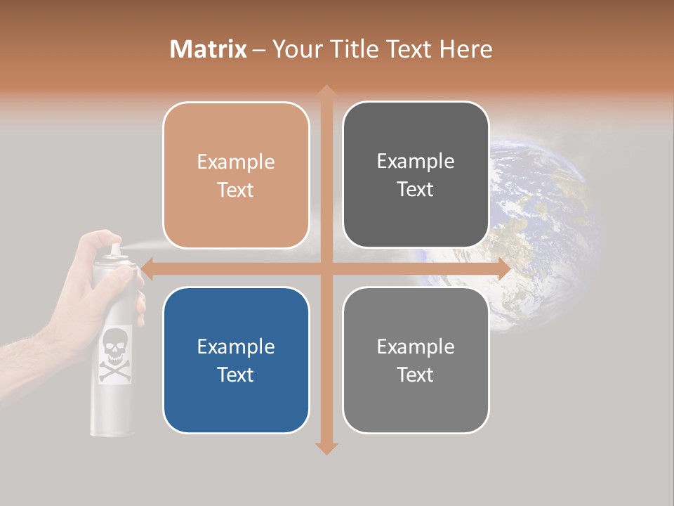 Preserve Damage Negative PowerPoint Template