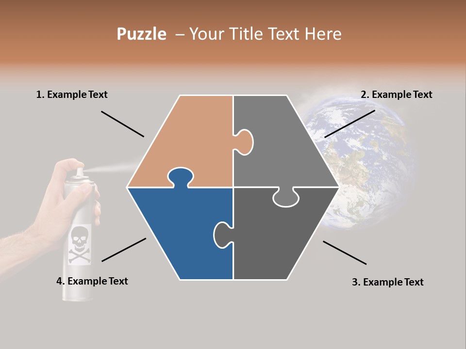 Preserve Damage Negative PowerPoint Template