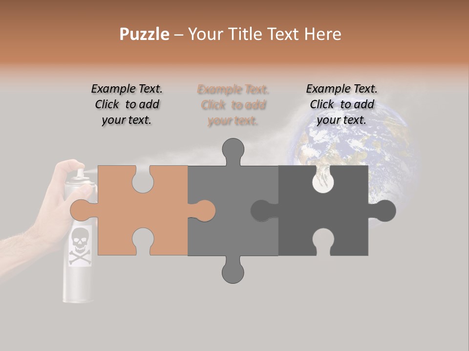 Preserve Damage Negative PowerPoint Template