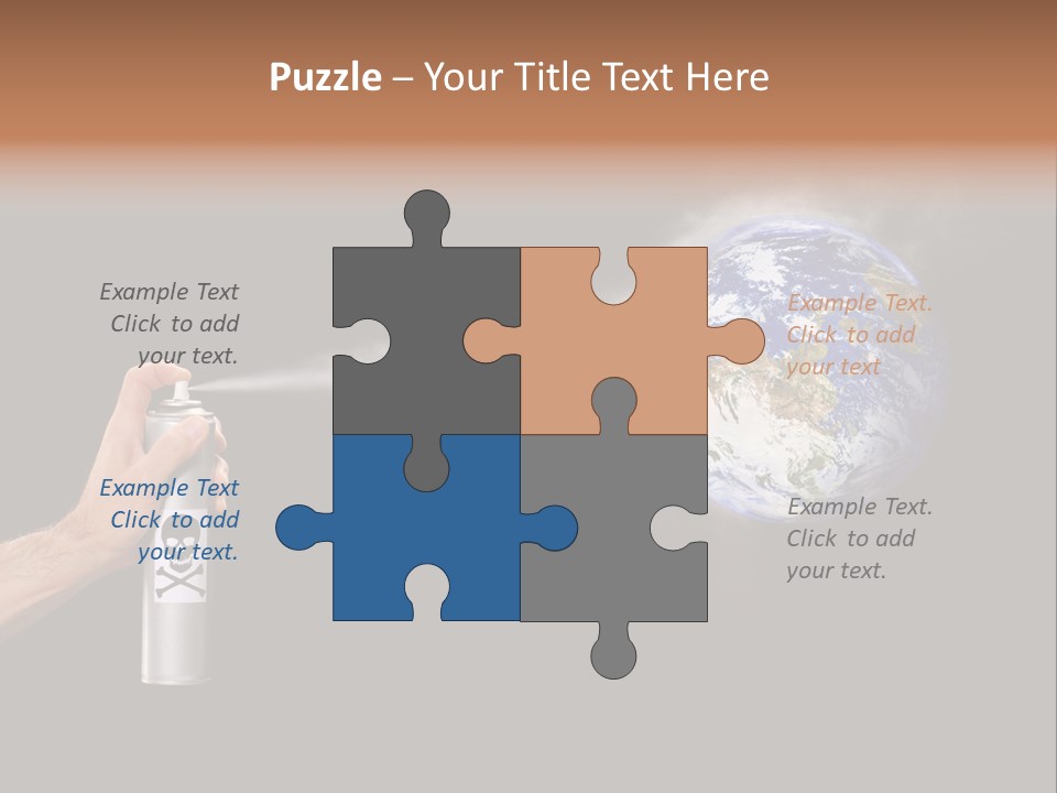 Preserve Damage Negative PowerPoint Template