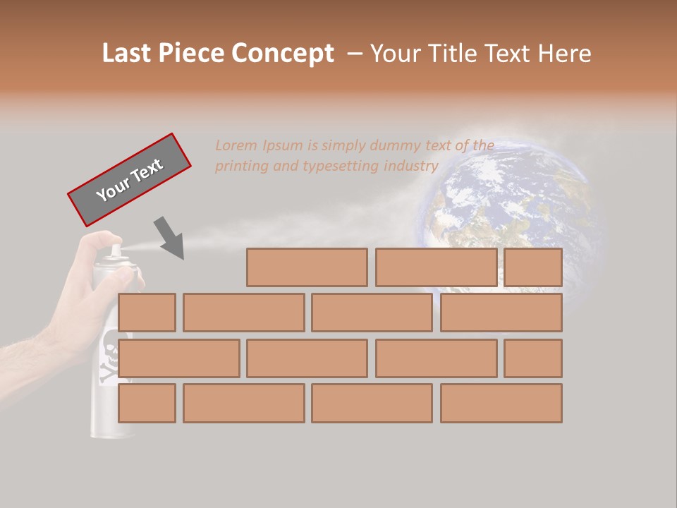 Preserve Damage Negative PowerPoint Template