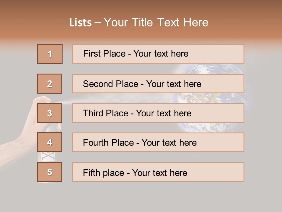 Preserve Damage Negative PowerPoint Template