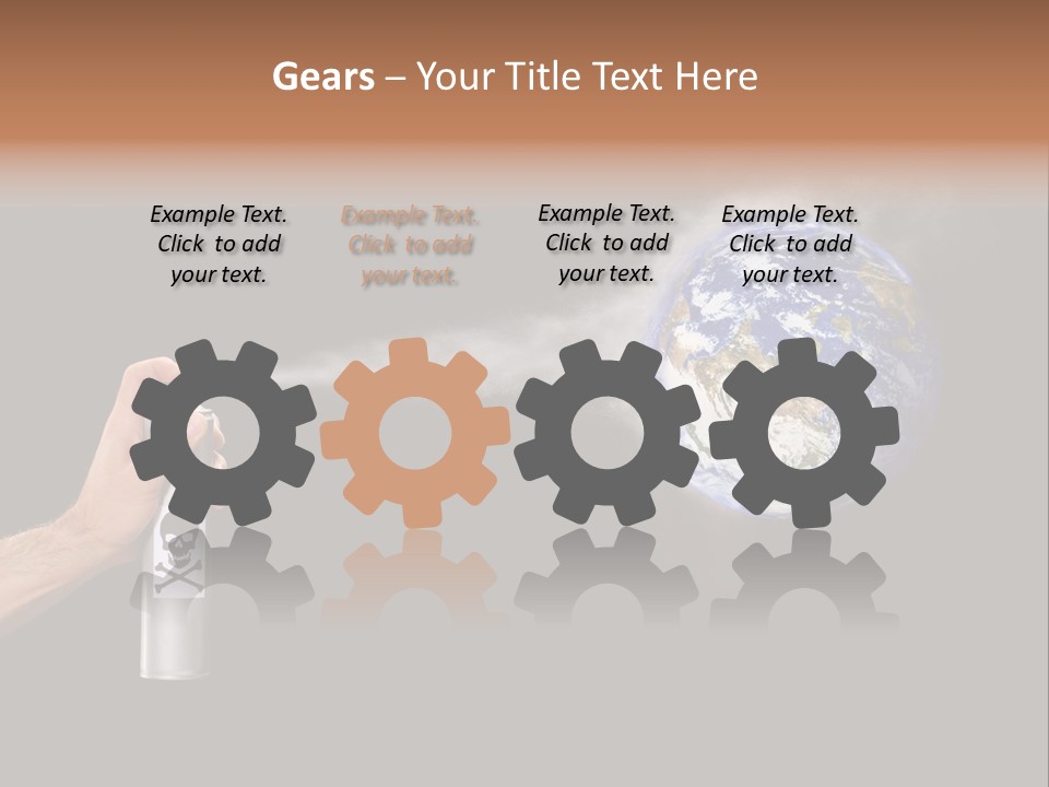 Preserve Damage Negative PowerPoint Template