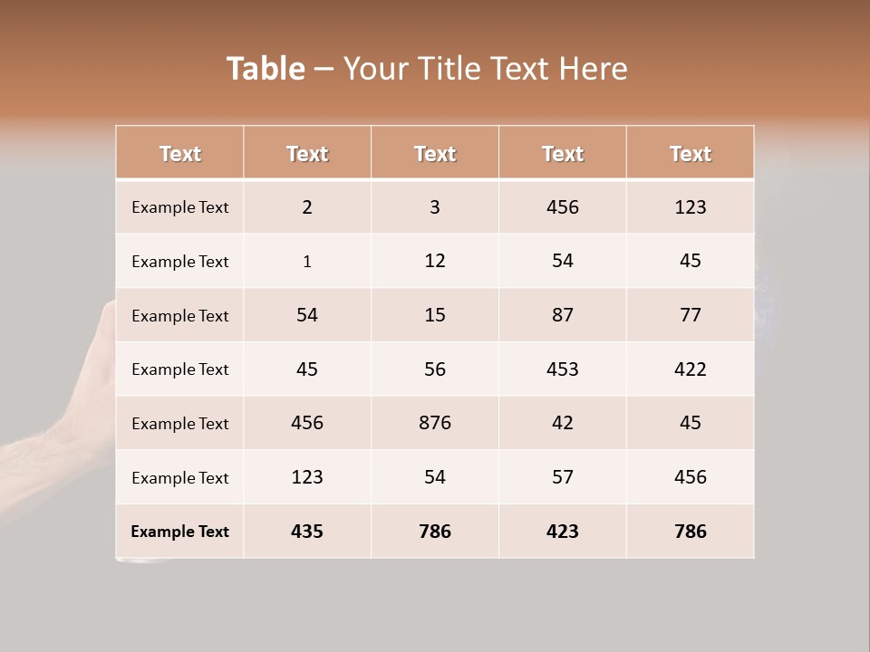 Preserve Damage Negative PowerPoint Template