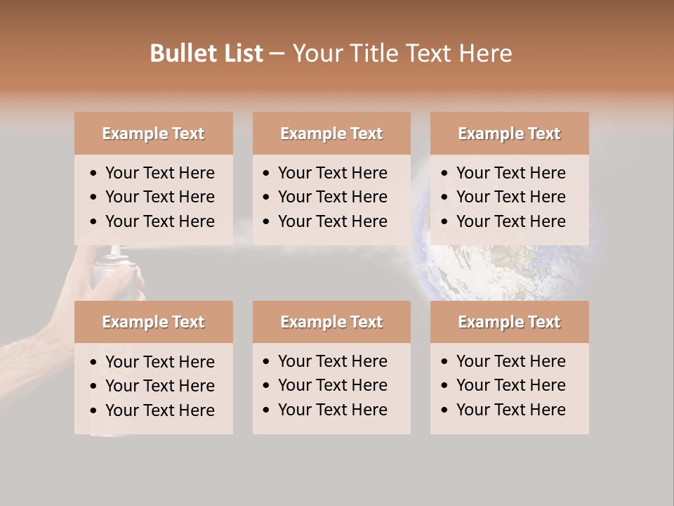 Preserve Damage Negative PowerPoint Template