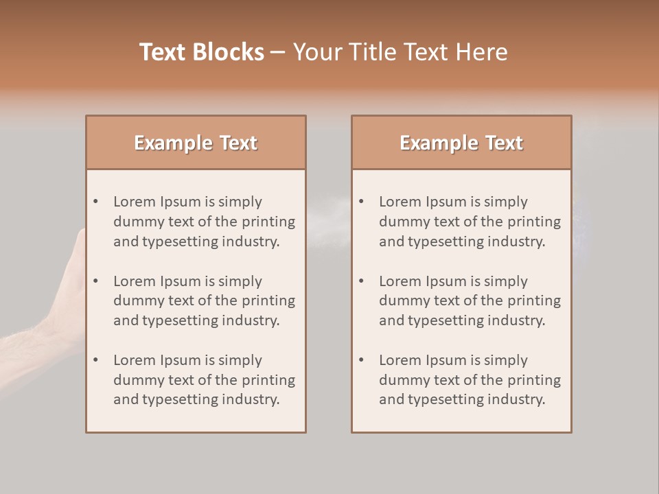 Preserve Damage Negative PowerPoint Template