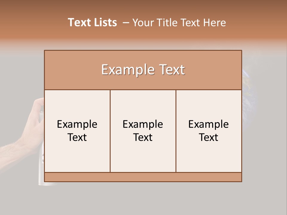Preserve Damage Negative PowerPoint Template