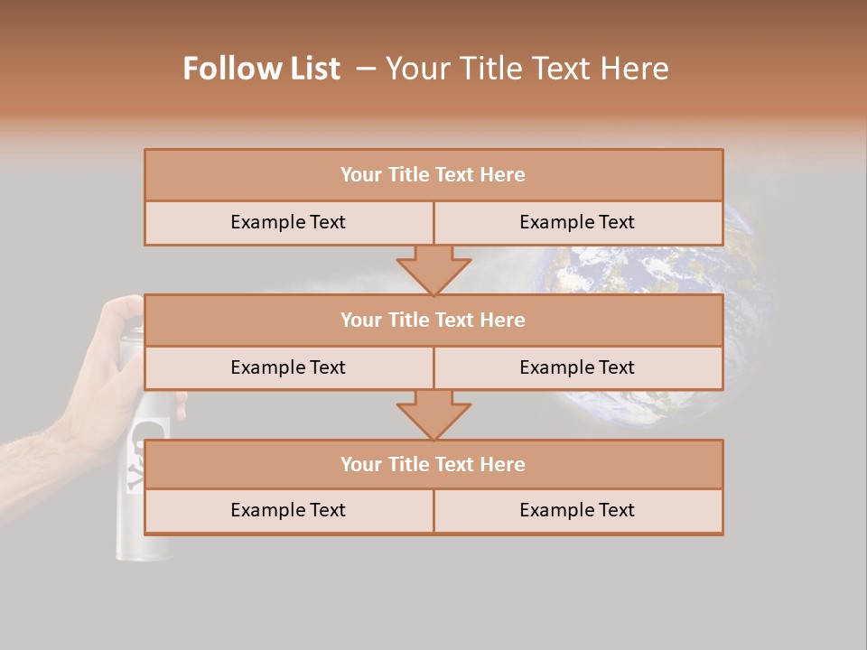 Preserve Damage Negative PowerPoint Template