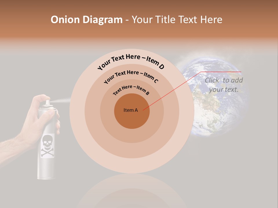 Preserve Damage Negative PowerPoint Template