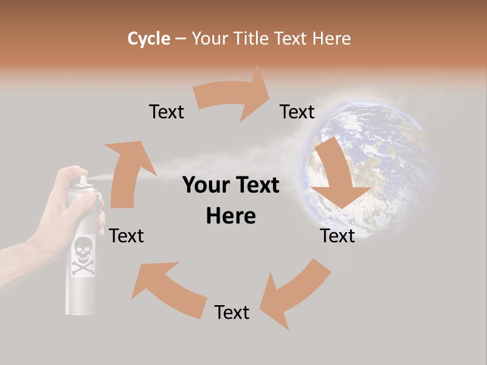 Preserve Damage Negative PowerPoint Template