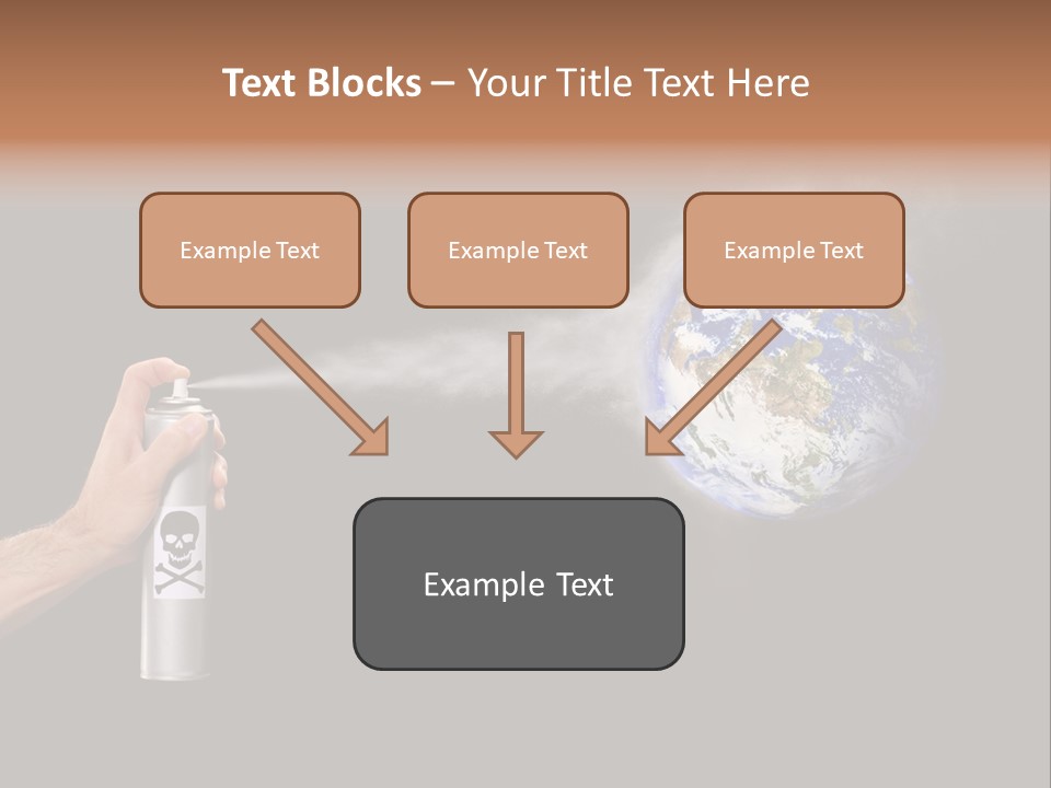 Preserve Damage Negative PowerPoint Template