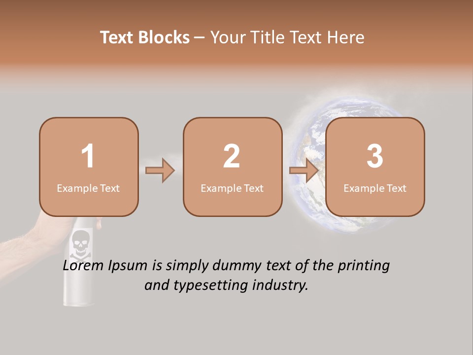 Preserve Damage Negative PowerPoint Template