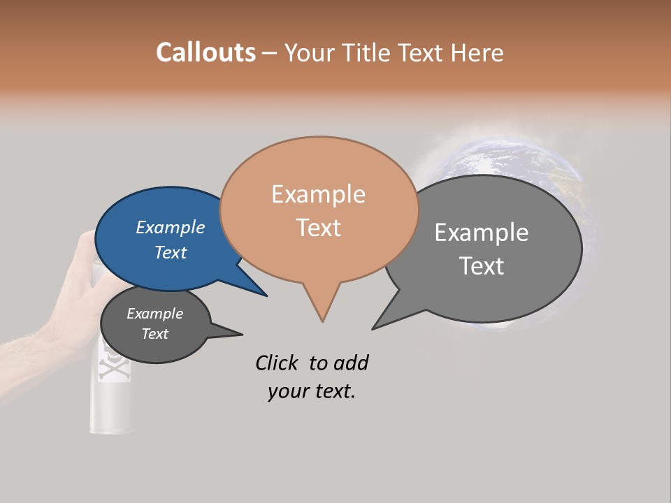 Preserve Damage Negative PowerPoint Template