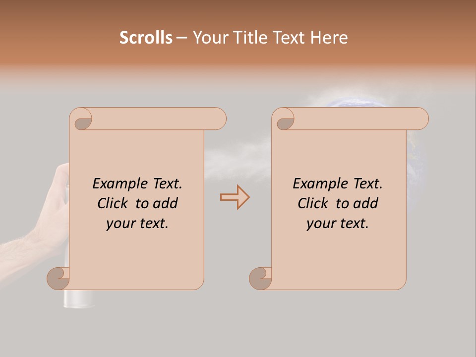 Preserve Damage Negative PowerPoint Template