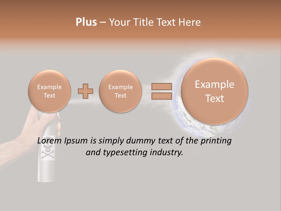 Preserve Damage Negative PowerPoint Template