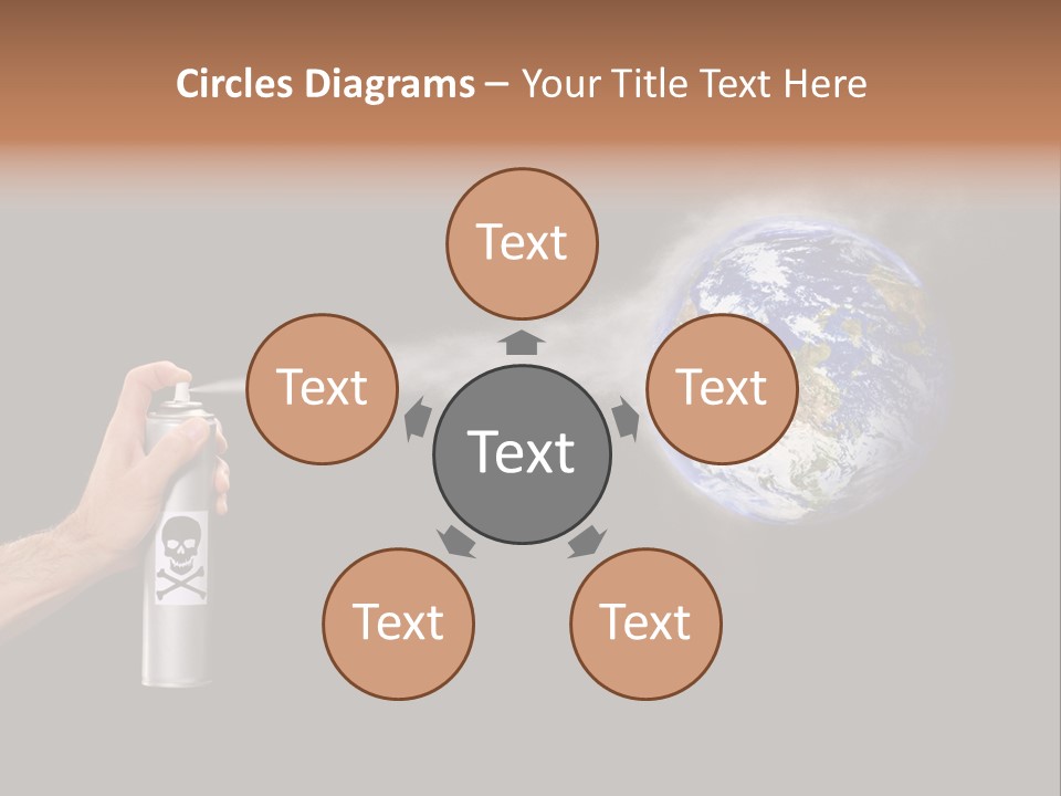 Preserve Damage Negative PowerPoint Template