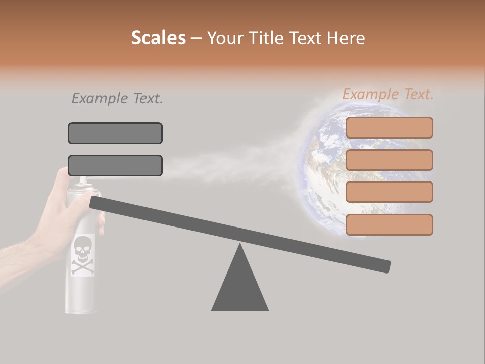 Preserve Damage Negative PowerPoint Template