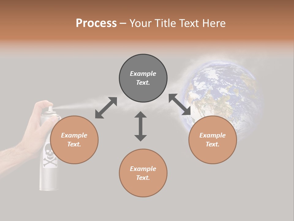 Preserve Damage Negative PowerPoint Template