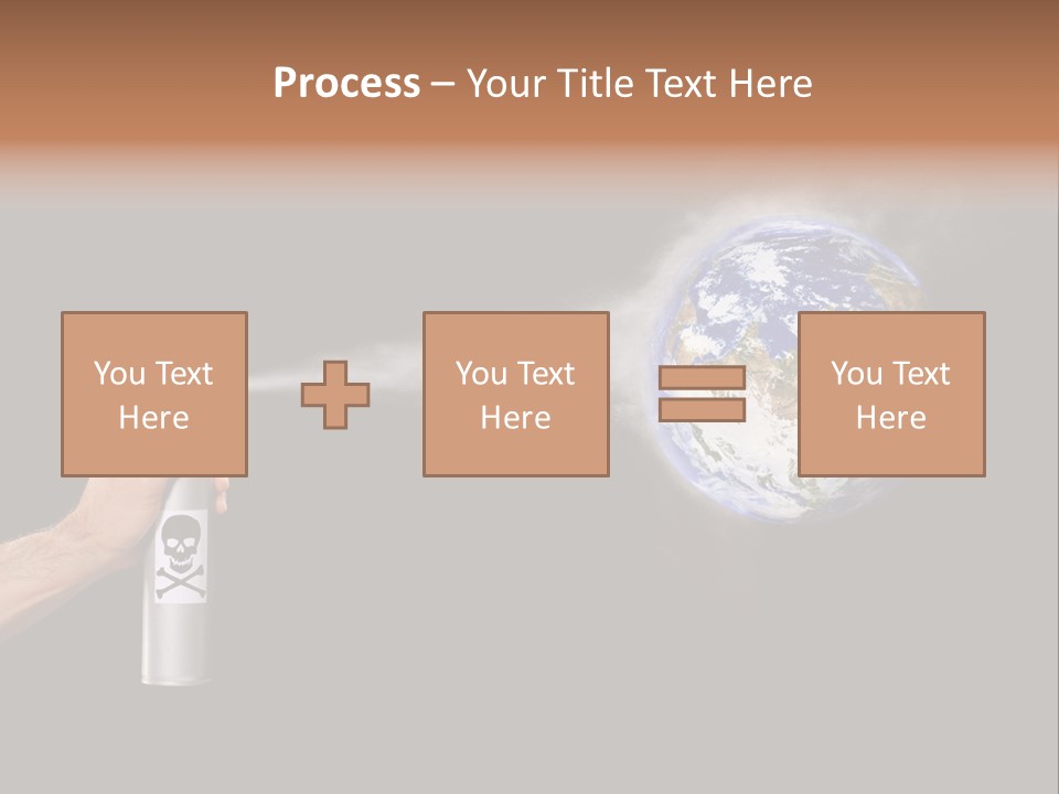Preserve Damage Negative PowerPoint Template
