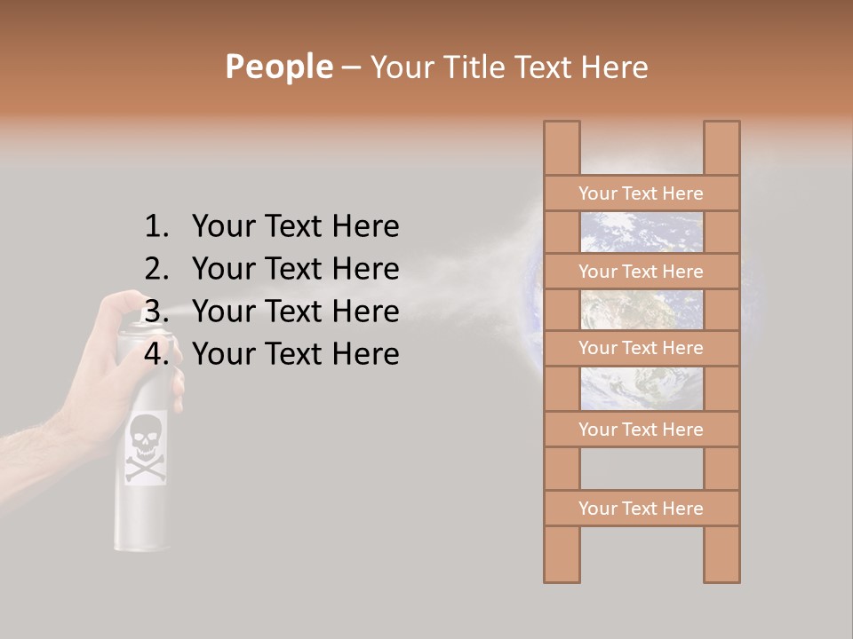 Preserve Damage Negative PowerPoint Template