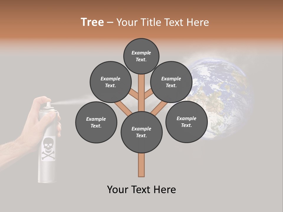 Preserve Damage Negative PowerPoint Template